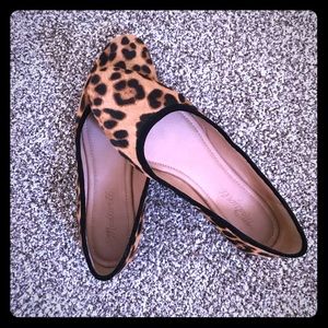 Madewell leopard print flats size 7